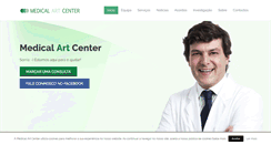 Desktop Screenshot of medicalartcenter.pt